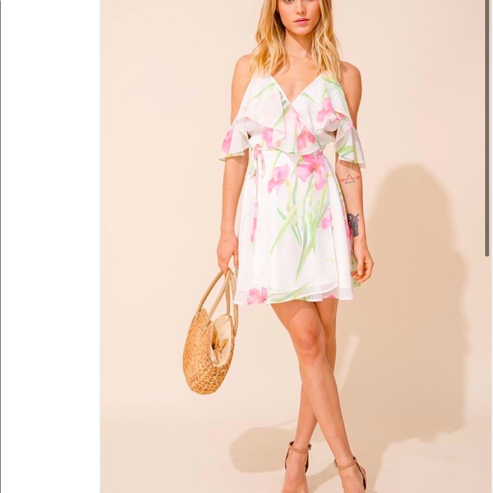 Yum Kim Hibiscus Cove Wrap Dress Size Small